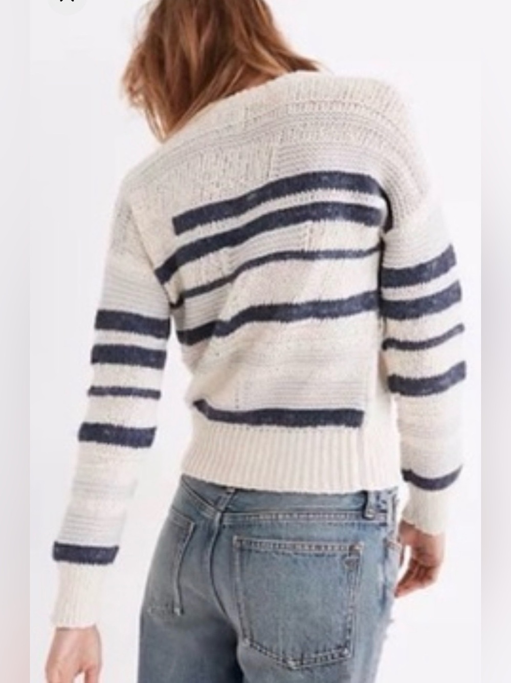 Madewell Women’s Grandover Bobble Merino Wool/Alpaca Blend Pullover Sweater XL - Picture 3 of 9